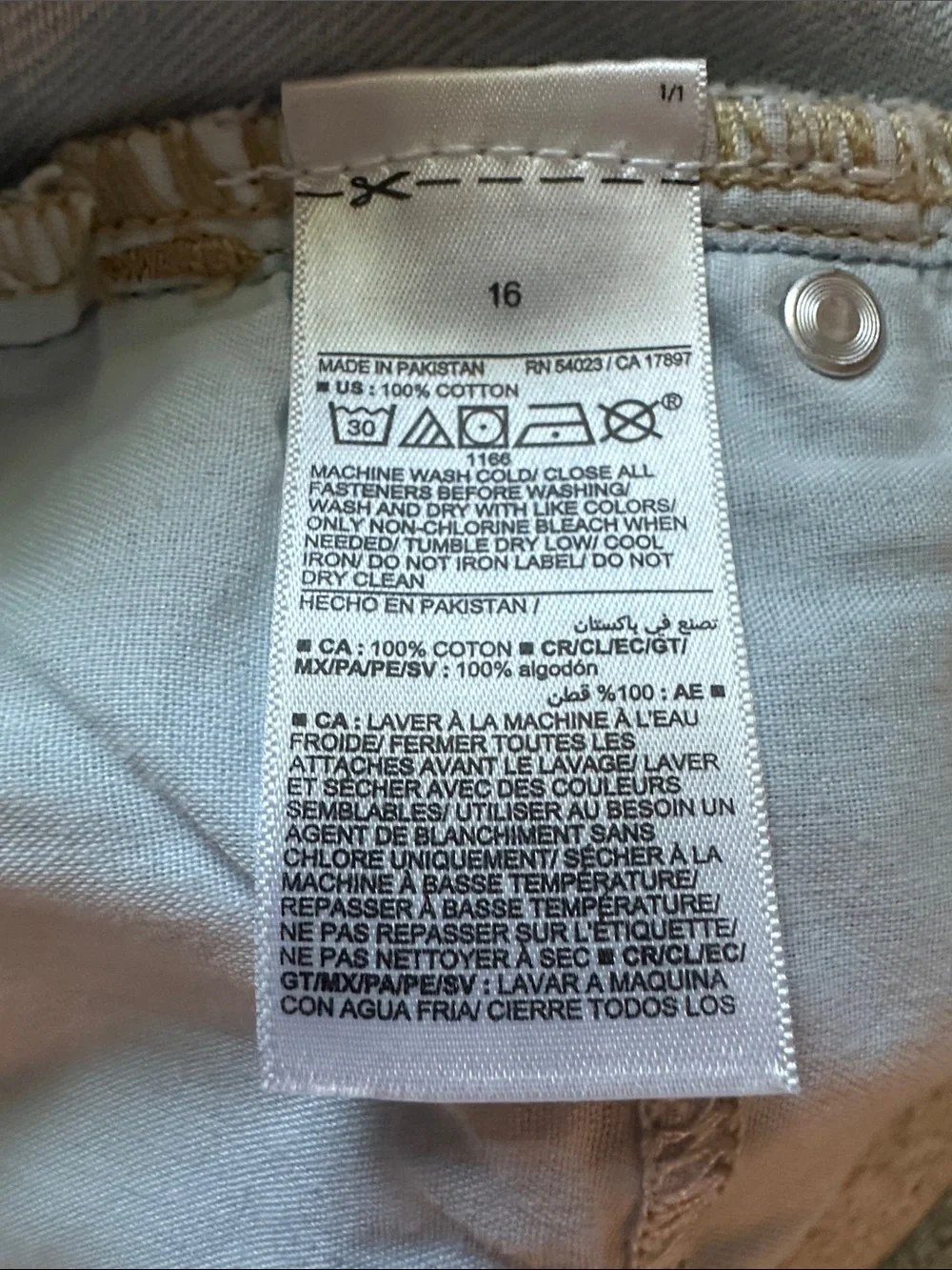 Old Navy Light Wash Kids Jeans - Straight Leg